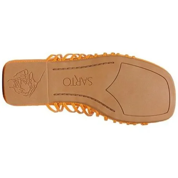 Franco Sarto Iona Strappy Sandal, Orange - Picture 4 of 8